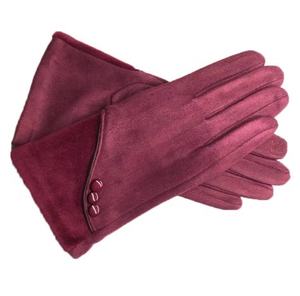 Gants d'hiver pour femmes en coton et spandex avec écran tactile doux Gants de ski quotidiens en plein air avec logo personnalisé Style uni - Product Image 2