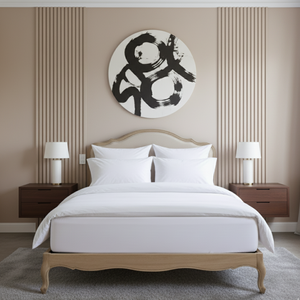 Cama de Madera de Estilo Provincial de Lujo, Diseño Clásico, Tamaño King y Queen, para el Hogar y Muebles de Hotel - Product Image 1