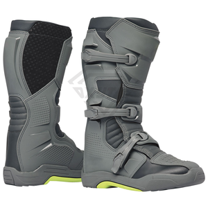 Moto Boots Mid-Calf Synthetic Upper Rubber Outsole Buckle Strap Breathable Mesh Lining All Seasons Closed Toe Wholesale Rate - Product Image 1