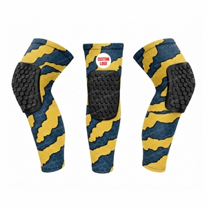Breathable Spandex Nylon Thin Sports Knee Pads Built-in <b>Spring</b> Support Structure Adjustable <b>Compression</b> Wrap for Volleyball - Product Image 2