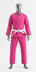 Uniforme de BJJ Rosa Profesional Hecho a Medida, Tela Ligera y Cómoda, Uniforme de BJJ en Venta con Servicio OEM - Product Image 5