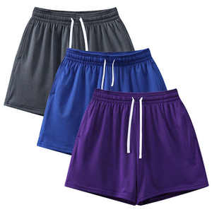 Shorts en maille 100 % polyester à sublimation intégrale, coupe unisexe, entrejambe de 5 pouces, motif camouflage arboricole personnalisé, pour l'été - Product Image 3