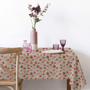 100% Cotton Table Cloth Soft Premium Quality New Christmas Collection Printed Design Table Cloth for Christmas Home Decoration. - Product Image 1