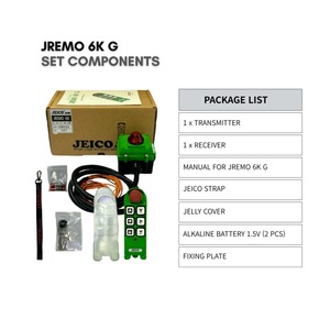 Control Remoto Industrial por Radio para Grúa, Polipasto y Cabrestante, Velocidad Única, 100-240 VCA, JEICO JREMO 6K G, Fabricado en Corea - Product Image 5
