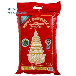 ข้าวหอมมะลิรัชโนราห์ ยี่ห้ออัมเบรลล่า 5% ข้าวหัก 10กก. 20กก. 25กก. 50กก. ข้าวขาวหอมเมล็ดยาว ปี 2026 เกรดส่งออก ขายปลีก ขายส่ง - Product Image 1