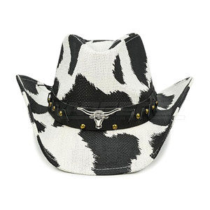 Sombrero de Vaquero de Color Sólido, Unisex, Transpirable, de Cuero Genuino, Ajustable, para las Cuatro Estaciones, para Fiestas al Aire Libre, 56-58CM - Product Image 2