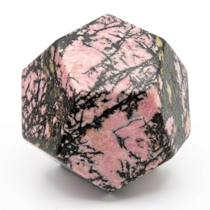 คริสตัลโดเดคาhedron หินโรโดไนต์ Dodecahedron ผู้ค้าส่ง อัญมณีบําบัด หินธรรมชาติ งานฝีมือคริสตัล ผู้ค้าส่ง - Product Image 1