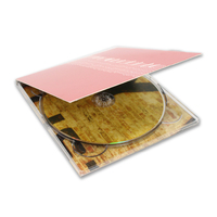 Empaquetado de CD-R con revestimiento personalizado, diseño Digipak y prensado con impresión.