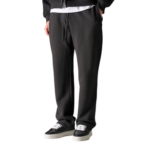 Ensemble de survêtement à capuche pour homme avec logo personnalisé, sweat à capuche et pantalon droit à cordon de serrage, coupe classique, style streetwear décontracté - Product Image 4