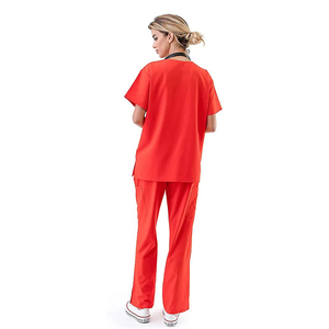Hospital Uniform Medical <b>Scrubs</b> <b>Set</b> for Nurses Women Men Breathable Comfortable 100% Cotton Customized Color Logo - Product Image 3