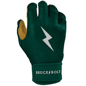 Gants de frappeurs Replica Bruce Bolt Premium Pro Bade Black Series à manchette courte en noir et vert sarcelle avec cuir Cabretta de 0,9 mm - Product Image 5
