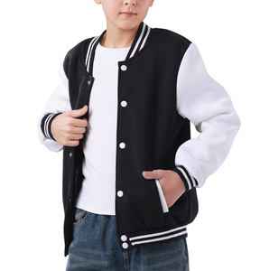 Vestes de baseball universitaires décontractées en coton et polyester pour enfants, uniformes de sport pour équipes scolaires, pour filles et garçons - Product Image 6