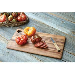 Planche à découper minimaliste en acacia pour la cuisine - Product Image 4