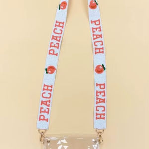 สายสะพายกีตาร์ประดับลูกปัดสไตล์อินส์ สีขาวทอง สำหรับกระเป๋าถือ กระเป๋าสตางค์ และกระเป๋าใส่โทรศัพท์มือถือ - Product Image 1