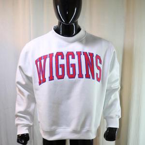 Sweat-shirts WIGGINS à col montant 450 GSM, broderie personnalisée avec nom, coupe ample et oversize, en molleton 100% coton French Terry - Product Image 2