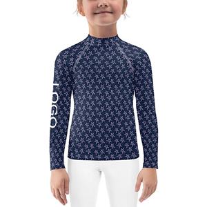 Étoiles imprimées Style personnalisé enfants vêtements équestres manches longues Horsekraft couche de base chemises équitation course haut tendance plus récent - Product Image 1