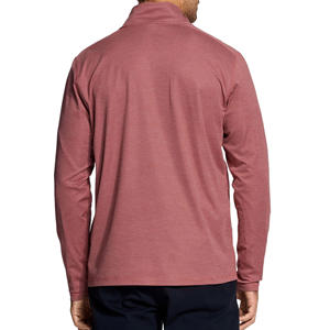 Sudadera de golf para hombre con cremallera de 1/4, cuello simulado, a rayas, de secado rápido, para rendimiento deportivo, capa intermedia, 2026 - Product Image 4