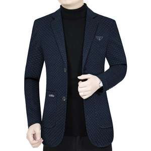 Blazer croisé à double boutonnage pour homme, veste de smoking à revers pointus, uniforme de soirée formel, doublure de blazer pour homme - Product Image 3