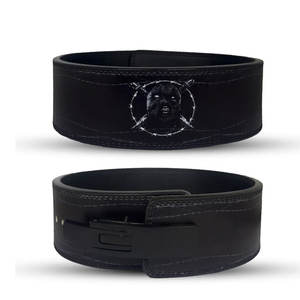 Ceinture de musculation en cuir de vachette personnalisée avec logo 2026 pour la compétition – Ceinture de powerlifting en cuir de vachette de qualité professionnelle - Product Image 2
