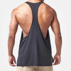 Custom Logo Size Color <b>Mens</b> Tank Tops Round Bottom Fitness Sportswear Outwork Sleeveless <b>Singlet</b> <b>Men</b> Stringers - Product Image 3