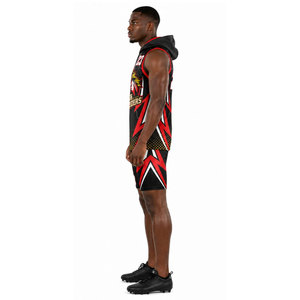 Conjunto de Camisetas de Fútbol Americano 7v7 con Estampado por Sublimación, Diseño Personalizado, Estampado Gráfico, Uniformes Juveniles sin Mangas para Fútbol Americano 7 contra 7 - Product Image 4