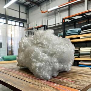 Vikohasan 7D HCS Fibra de Poliestireno Reciclado Blanca para Relleno de Cojines, Almohadas, Juguetes de Peluche y Sofás, Fibra Discontinua Siliconada Hueca - Product Image 1