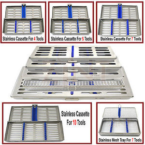 Plateau de stérilisation dentaire en acier inoxydable, autoclavable, réutilisable pour instruments dentaires, usage hospitalier et clinique dentaire, certifié CE - Product Image 2