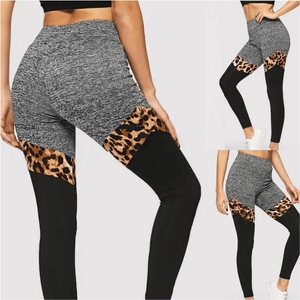 Leggings de yoga personnalisés à taille élastique pour femme, en polyester, style unique - Product Image 2