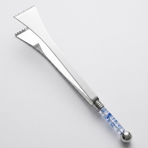 Premium Stainless Steel Ice <b>Tongs</b> Japanese Style Mini Sugar Cube <b>Tongs</b> With Fork Claw Tips Multi-Purpose <b>Serving</b> <b>Tongs</b> For Sale - Product Image 2