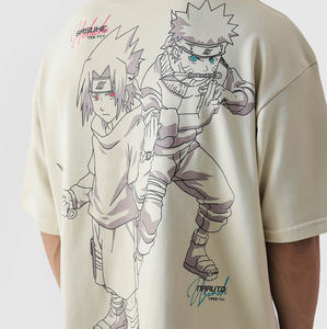 เสื้อยืดโอเวอร์ไซส์ผู้ชายลายอนิเมะซาสึเกะ แฟชั่นฤดูร้อน ทรงหลวม ผ้าเนื้อหนา คุณภาพสูง สไตล์ลำลอง ยูนิเซ็กส์ แบบ 3 มิติ - Product Image 4