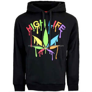 Sudadera con Capucha de Forro Polar Sólido con Estampado 3D en Relieve, Logotipo Personalizado, Ropa Urbana para Otoño, Precio al por Mayor - Product Image 2