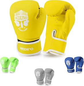 Guantes de Boxeo de Cuero Genuino - Alta Calidad, Absorben la Humedad, Color Personalizable, Logotipo Personalizable, Etiqueta Privada, Talla Personalizable, OEM/ODM - Product Image 5