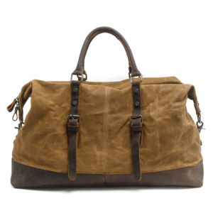 Bolsa de Lona de Cuero Personalizada Unisex de Alta Calidad con Cierre de Cremallera, Nuevo Diseño, Bolsa Deportiva de Viaje para Gimnasio, Moderna y Duradera para Actividades al Aire Libre - Product Image 6