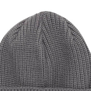 <b>Winter</b> Collection Unisex Gray Knitted Beanie Hat 100% Acrylic <b>Winter</b> Casual <b>Cap</b> Adult 56-58CM Solid Color Computer Knitted Style - Product Image 5
