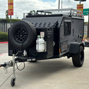 รถพ่วงแคมป์ปิ้งแบบพับได้ Overland ปี 2026 สำหรับเดินทางออฟโรด บ้านเคลื่อนที่ขนาดเล็กทันสมัย พร้อมห้องครัวและห้องน้ำ ดีไซน์น้ำหนักเบา - Product Image 6