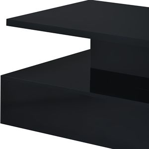 Tavolino da Caffè dal Design Industriale Moderno con Illuminazione LED a 16 Colori e Telecomando - Product Image 6