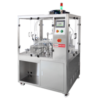 Machine de remplissage et de capsulage à haute vitesse pour petites ampoules avec écran tactile