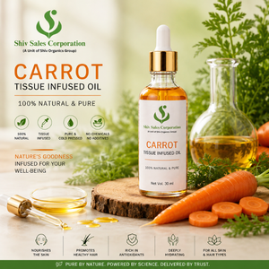 Huile de tissu de carotte 100 % pure en vrac, qualité cosmétique, certifiée ISO pour la formule de soins de la peau et la fabrication pour l'industrie de la beauté - Product Image 1