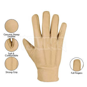 Gants de conduite en cuir de qualité supérieure pour hommes, respirants et confortables, adaptés à un usage quotidien et aux voyages - Product Image 3