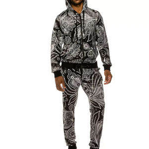 Ensemble de survêtements 2 pièces pour hommes, 350 g/m², prix de gros abordable, personnalisable avec logo, vêtements de sport respirants pour hommes - Product Image 3