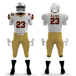 Proveedor de Uniformes de Fútbol Americano al por Mayor para Hombre, Conjunto Personalizado con Logotipo del Equipo - Product Image 6