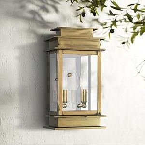 Lámpara de Pared de Latón con Panel de Vidrio para Entrada, Lámpara de Pared de Latón de Diseño para Iluminación Ambiental, Lámpara de Pared de Latón de Alta Gama - Product Image 3