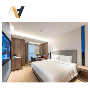 Juego de muebles de dormitorio de hotel laminado HPL para Holiday Inn, proveedor de muebles de habitación OEM de la fábrica profesional de Vietnam - Product Image 1
