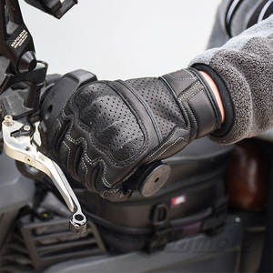 Gants de moto en cuir antidérapants pour course, protection en fibre de carbone, écran tactile étanche, personnalisables en gros - Product Image 6