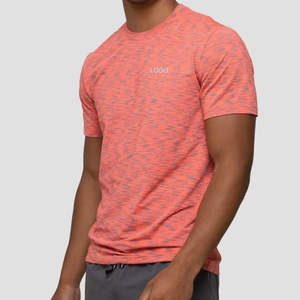 Quick Dry <b>Reflective</b> Sports T-Shirt Ultra-Thin 200GSM Dyed Printed Fitness <b>Top</b> Breathable Polyester Spandex for Activewear - Product Image 3