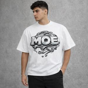 Camiseta de Manga Larga Corta de Alta Calidad 230GSM para Hombre, Estilo Urbano Personalizado, 100% Algodón, Diseño Waffle Oversize, Camisetas para Hombre OEM - Product Image 4