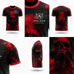 Chemise formelle à manches courtes à col roulé en polyester 100% de haute qualité, imprimée en sérigraphie personnalisée, respirante, séchage rapide, pour la salle de sport et l'entraînement - Product Image 5