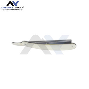 Straight Edge <b>Razor</b> Barber Tool Japanese Stainless Steel Pearl Finish Classic Shaving <b>Razor</b> For Salon And Home Grooming - Product Image 5