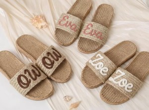 Sandalias de Rafia Hechas a Mano con Envío Gratis, Zapatos de Verano para Mujer, Bailarinas de Playa, Diseño Artesanal Marroquí, con Plataforma - Product Image 1