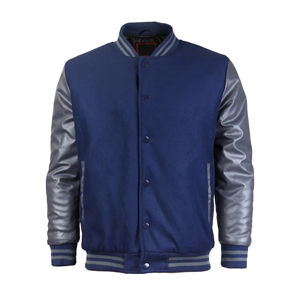 Professional Comfortable New Arrival Men Varsity Jacket New Design Hot Sale OEM Breathable Wholesale Varsity Jacket Men's Wear - Product Image 4